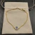 David Yurman Gold Pavé Lapis Lazuli Round Charm Bracelet