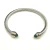 David Yurman 5mm Double-End Cap Cable Cuff Bracelet Deep Green Diamonds