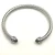 David Yurman 5mm Cable Classics Purple Gemstone End Cuff Bracelet