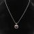 David Yurman 7mm Square Red Diamond Pendant Necklace