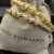 David Yurman Gold 4mm Rotating Curved Dome Bracelet, Fits Wrist Sizes 16–20cm