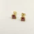 David Yurman 8mm Gold Four-Prong Red Diamond Stud Earrings