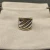 David Yurman Silver Gold and Silver Saddle Ring