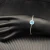 David Yurman Sterling Silver Pavé Turquoise Round Charm Bracelet