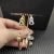 David Yurman Gold 3mm Pavé Hook-End Bangle Bracelet