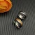 David Yurman Gold and Silver Cable Plain Ring