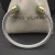 David Yurman 5mm Gold-End Blue Diamond Cable Cuff Bracelet