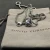 David Yurman Silver Half Pavé Diamond Necklace, 3mm Chain, 50+5cm Adjustable Length