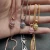 David Yurman Rose Gold Purple Diamond Gumball Necklace, 2mm Chain, 45+5cm Adjustable Length