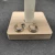 David Yurman 15.6mm Gold and Silver Half Hoop Earrings