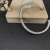 David Yurman 4mm Gold and Silver Single Bead Cuff Bracelet