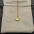 David Yurman Silver Diamond Letter N Round Pendant Necklace, Length 42cm + 3cm + 3cm