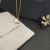 David Yurman Cross Medallion Pendant Necklace Gold