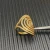 David Yurman 30mm Gold Stax Statement Ring