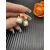 David Yurman Gold White Agate Square Cable Drop Earrings