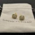 David Yurman Gold Square Pavé Diamond Stud Earrings