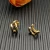 David Yurman Gold 13.5mm Double Hoop Embrace Earrings