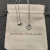 David Yurman Gold Diamond Initial C Disc Pendant Necklace