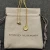 David Yurman Gold Diamond Initial M Disc Pendant Necklace