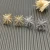 David Yurman 19mm Gold Sunburst Diamond Stud Earrings