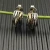 David Yurman 19.5mm Gold and Silver Shrimp Hoop Earrings