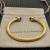 David Yurman Gold 5mm Five-Row Cable Bracelet with Purple Pavé