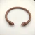 David Yurman 5mm Beige Colorful Enamel Cuff Bracelet, Fits Wrist Size 16cm - 20cm