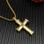 David Yurman Gold Diamond Cable Cross Necklace