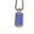 David Yurman Fully Pavé Blue Diamond Tag Necklace