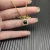 David Yurman Gold Square Black Diamond Pendant Necklace, 1.5mm Chain, Length 45cm + 5cm