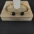 David Yurman 3mm Gold Cable Bracelet with Black Onyx