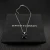 David Yurman Sterling Silver 11mm Four-Prong Black Diamond Necklace