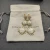 David Yurman Gold Triple Sunflower Earrings, 51mm Length