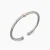 David Yurman 4mm Gold and Silver Rose Gold Single Bead Bracelet