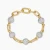 David Yurman Gold Madison Pavé Bead Bracelet