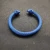 David Yurman 7mm Deep Blue Colorful Enamel Cuff Bracelet, Fits Wrist Size 16cm - 20cm