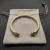 David Yurman 5mm Gold Colorful Enamel Cuff Bracelet, Fits Wrist Size 16cm - 20cm