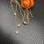 David Yurman Gold Starburst Cluster Necklace Chain 1.5mm