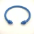 David Yurman 5mm Deep Blue Colorful Enamel Cuff Bracelet, Fits Wrist Size 16cm - 20cm