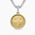 David Yurman Gold and Silver Compass White Diamond Necklace