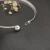 David Yurman 3mm Blue Diamond Cable Cuff Bracelet