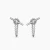 David Yurman Sterling Silver 38.2mm Petite Chain Link Earrings
