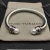 David Yurman 7mm Cable Cuff Bracelet with Rotating End Caps