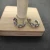 David Yurman Silver Cable Twist Crossover Diamond Earrings