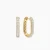 David Yurman Gold 24.3×15.9mm Pavé Hoop Earrings