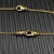 David Yurman Gold 16.2mm Small Link Pendant Necklace