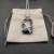 David Yurman Purple Crystal Bezel Necklace, 3mm Chain, 50+5cm / 60+5cm Adjustable Length