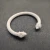 David Yurman 7mm White Colorful Enamel Cuff Bracelet, Fits Wrist Size 16cm - 20cm
