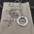 David Yurman 30mm White Gold Tone Round Pavé-Crystal Necklace