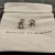 David Yurman 11mm Hexagon Diamond White Crystal Stud Earrings
